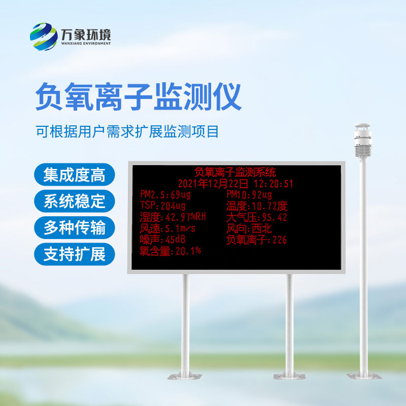 大氣負(fù)氧離子自動監(jiān)測系統(tǒng)，自動化、精準(zhǔn)化優(yōu)勢盡顯！